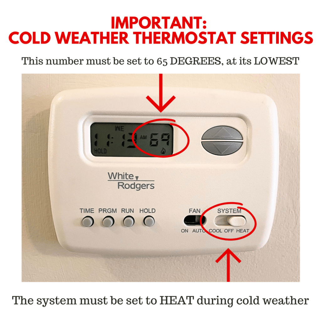 Winter Reminders: Thermostat Settings