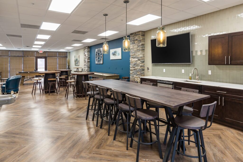 Rec Center with seating