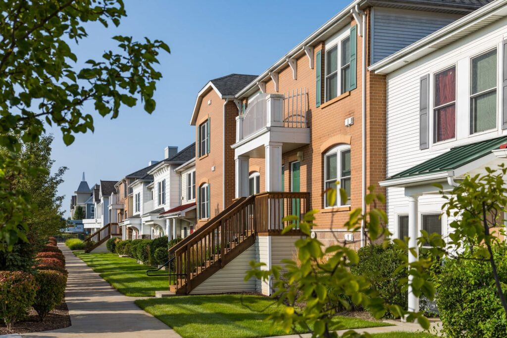 Exterior of Townhomes
